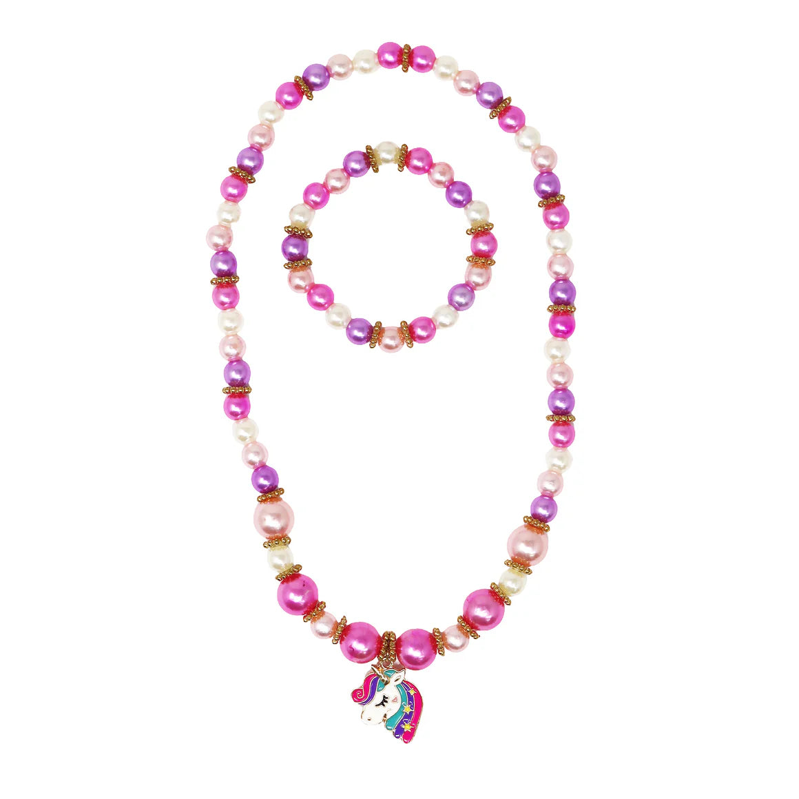 Unicorn Necklace & Bracelet Set