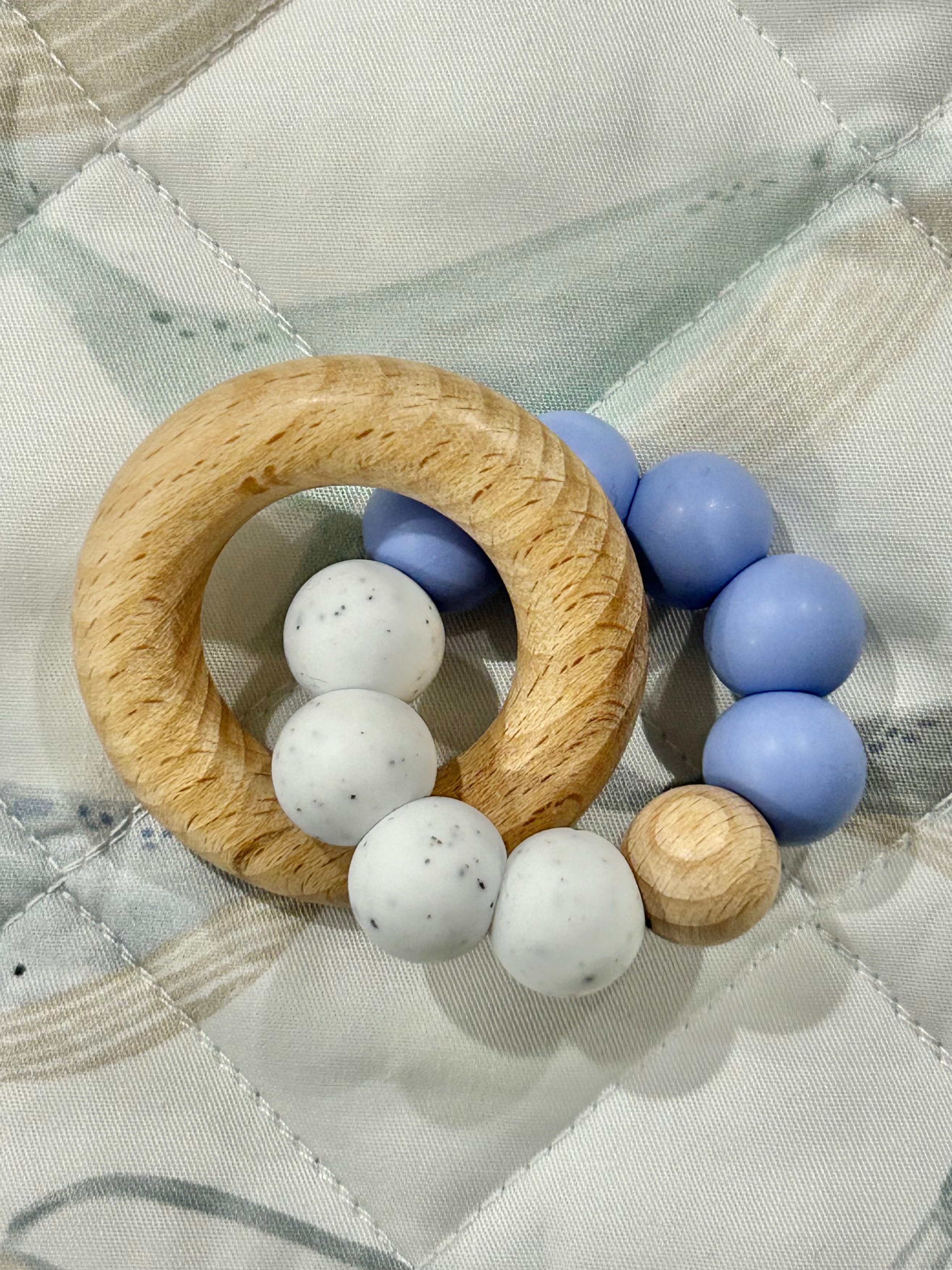 Silicone & Beechwood Teether