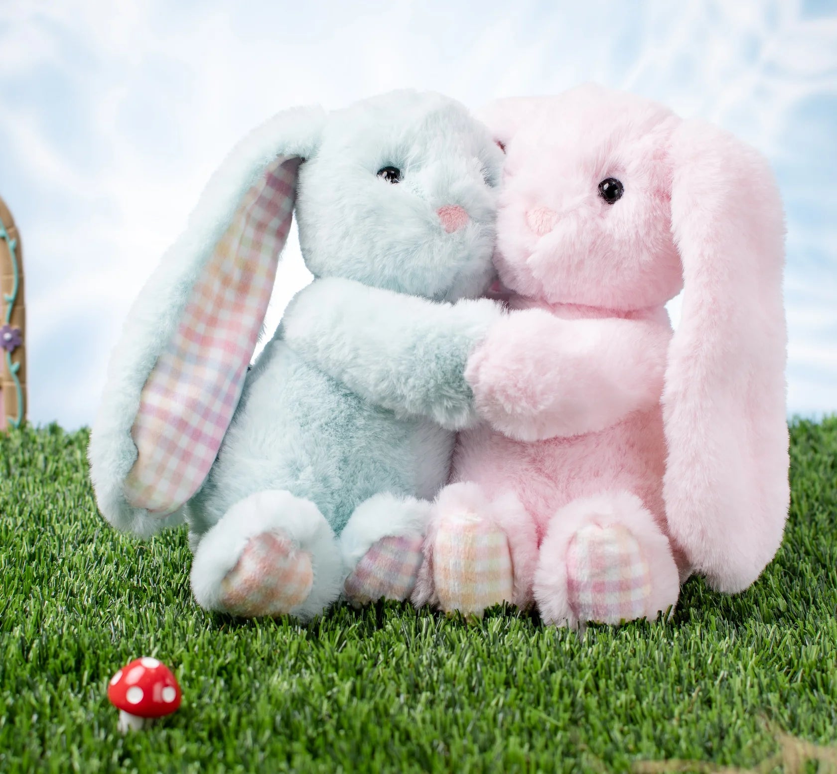 Millie the Rainbow Gingham Bunny