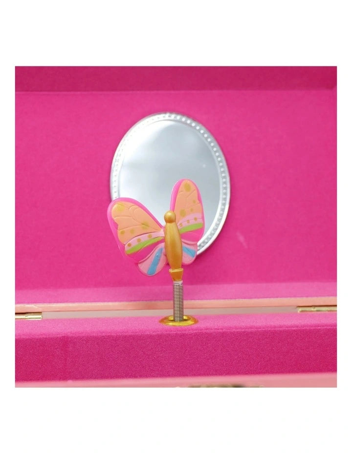 Rainbow Butterfly Medium Musical Jewellery Box