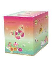 Rainbow Butterfly Medium Musical Jewellery Box
