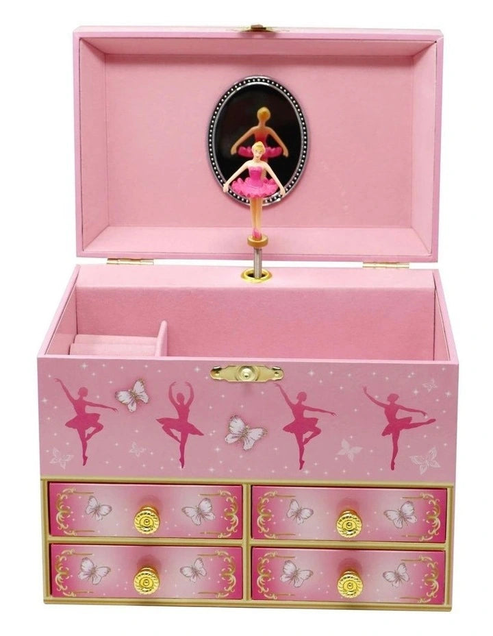 Butterfly Ballet Medium Musical Jewellery Box