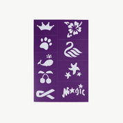 Face Paint & Makeup Stencil Purple