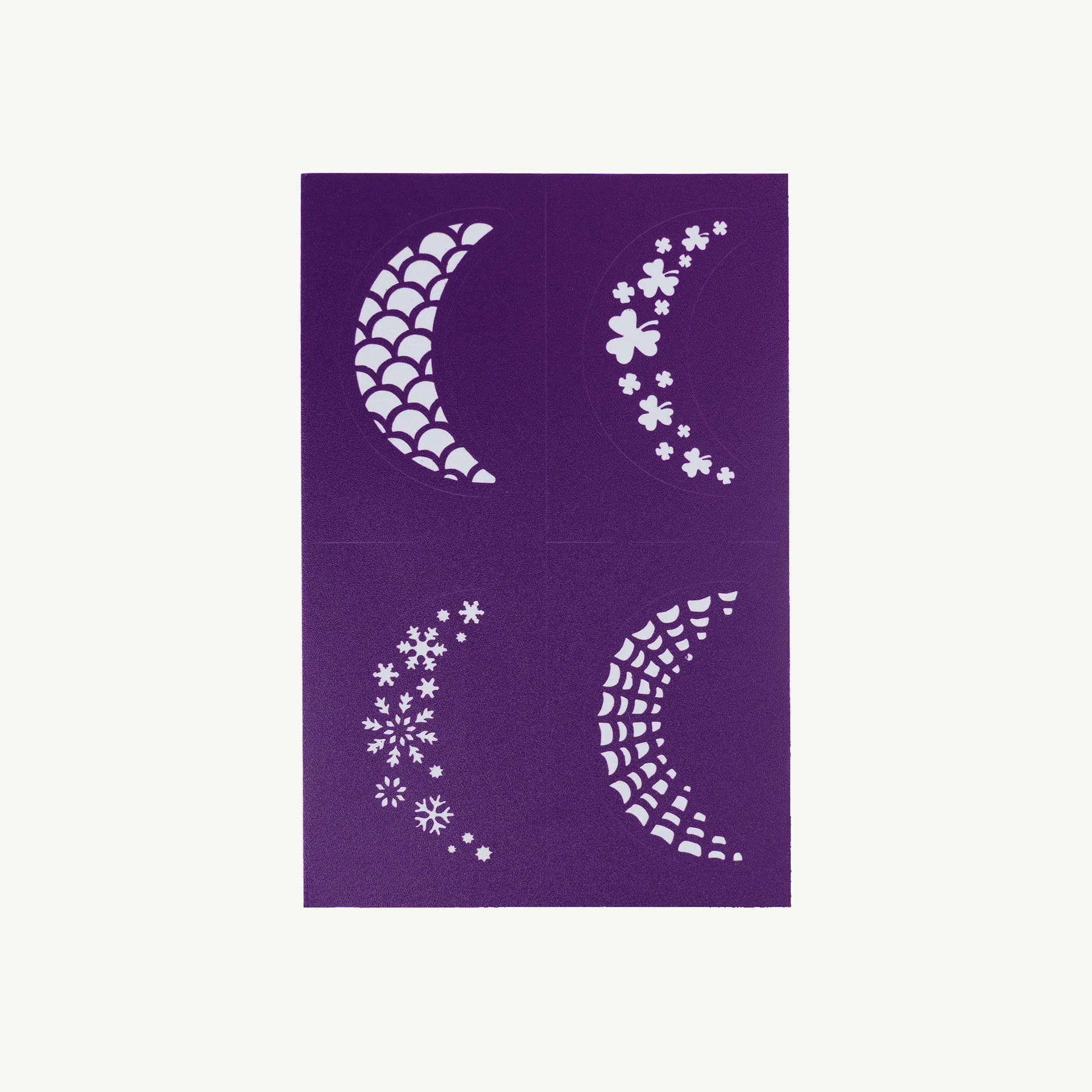 Face Paint & Makeup Stencil Purple