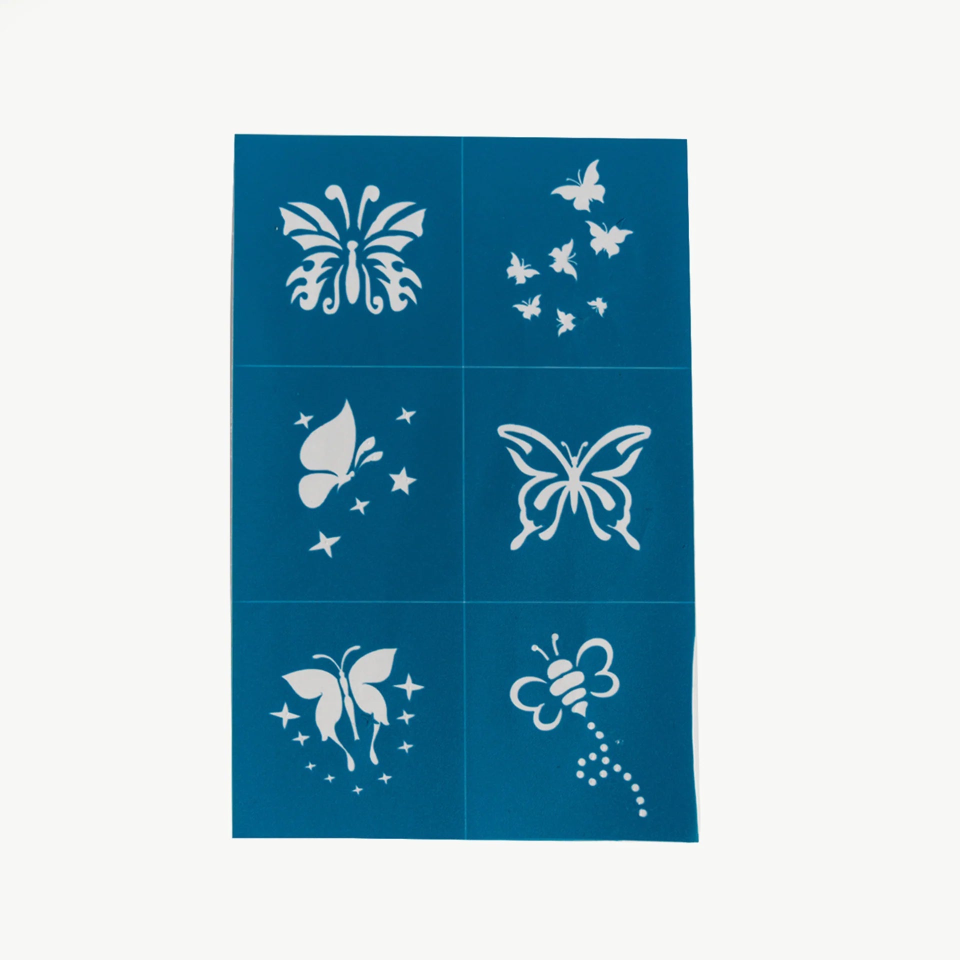 Face Paint & Makeup Stencil Teal