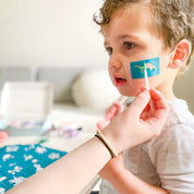Face Paint & Makeup Stencil Teal