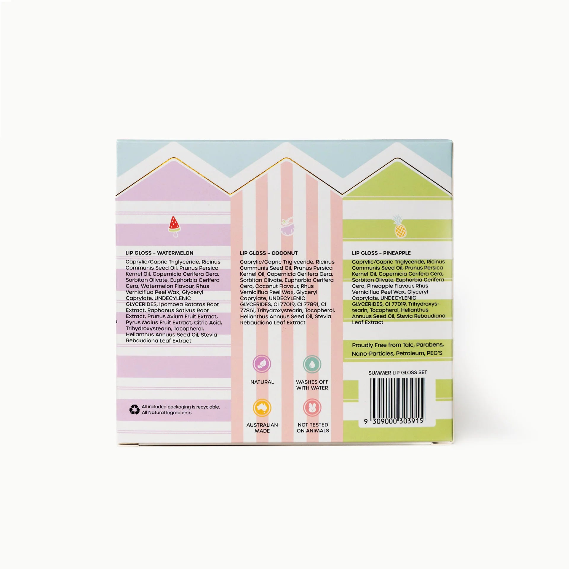 Beach Club Natural Lip Gloss Set