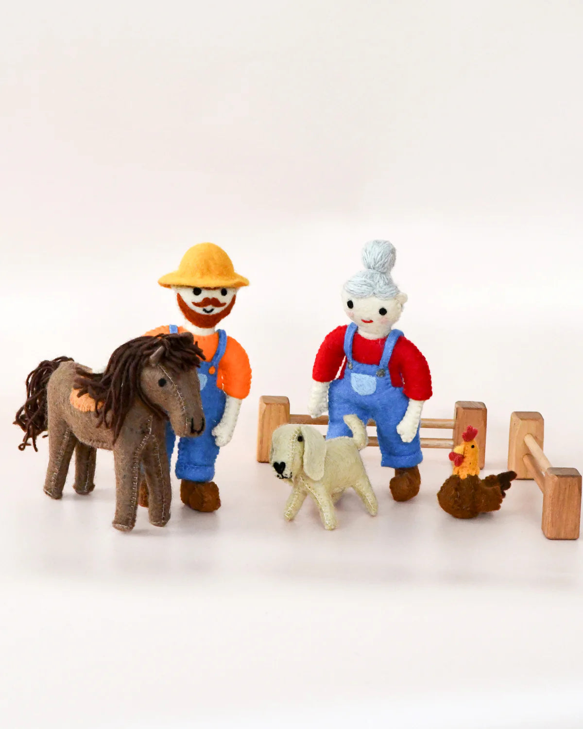 Felt Old MacDonald Female Farmer Toy
