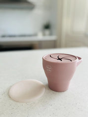 Snack Cup Collapsible with Lid
