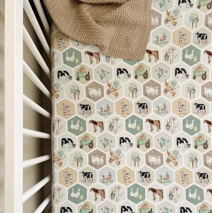 Fitted Jersey Cot Sheet