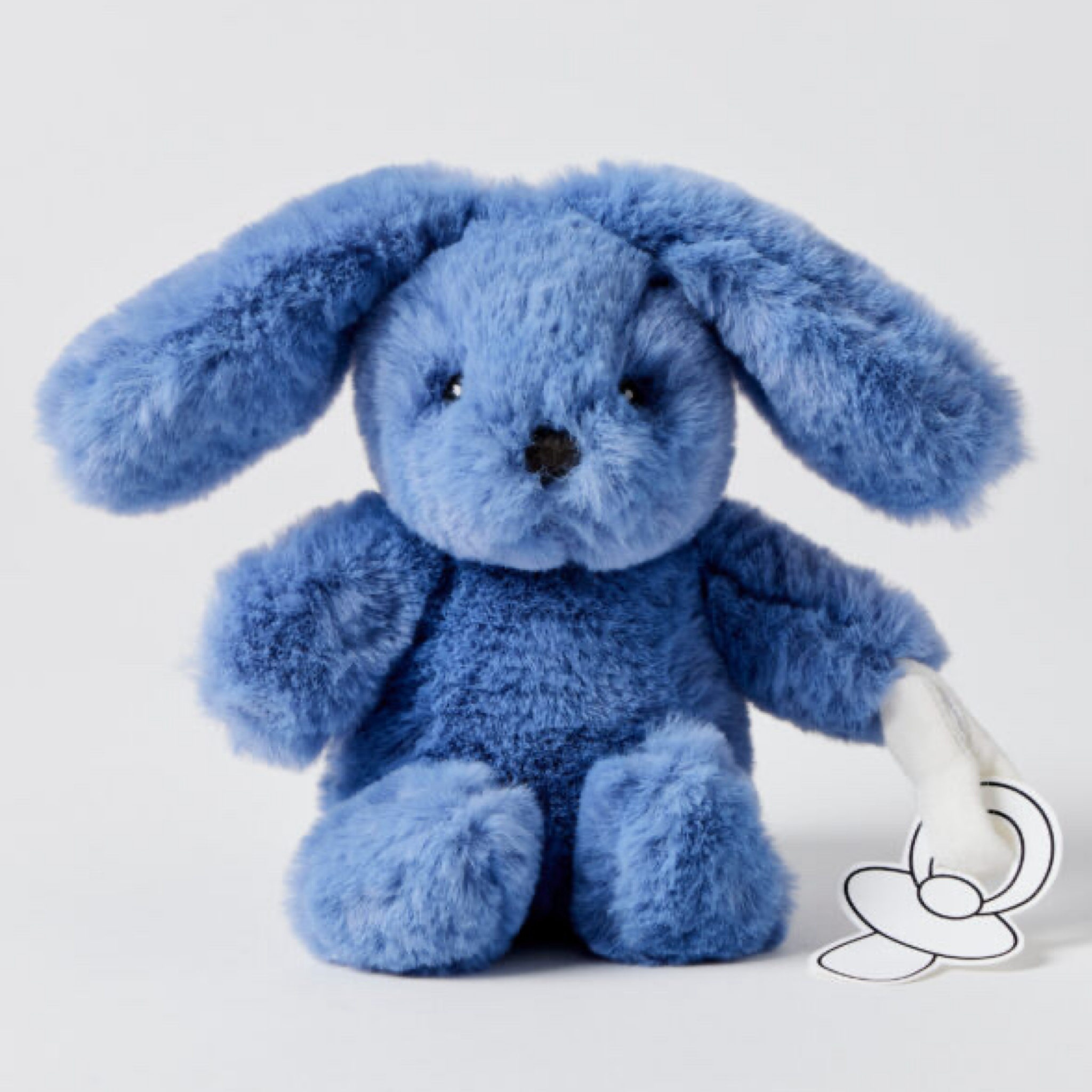 Cobalt Blue Bunny Dummy Clip