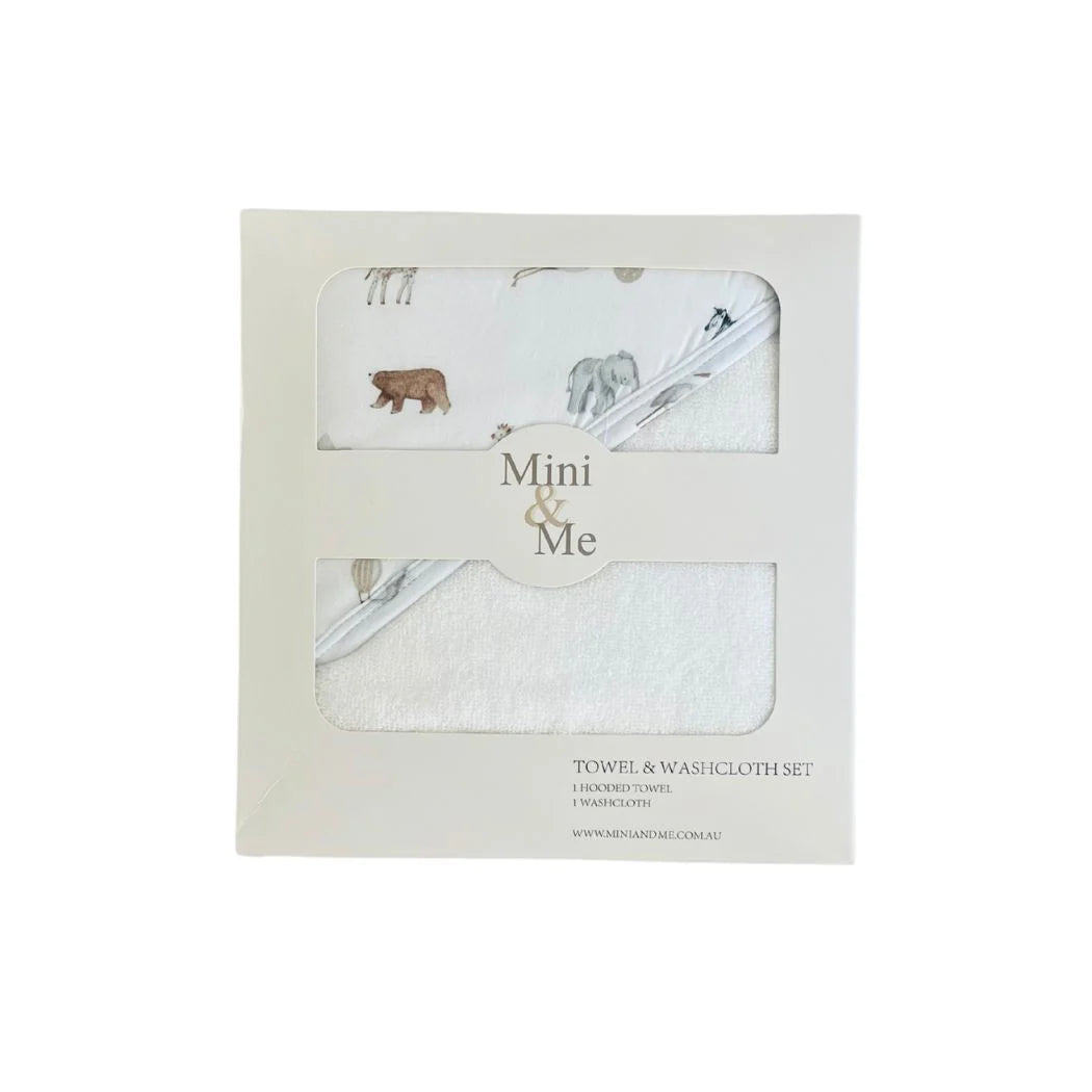 Hooded Towel And Wash Cloth
