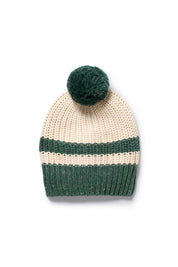 Clover Organic Knitted Stripe Hat
