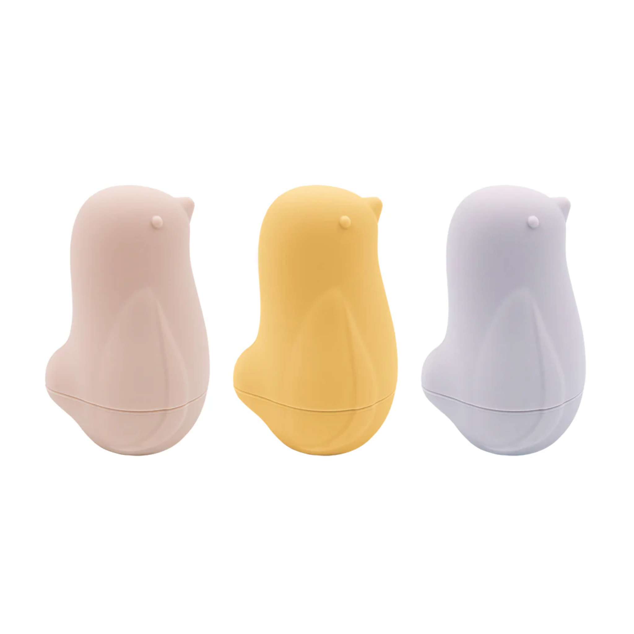 3pk Silicone Squeezy Bath Birds