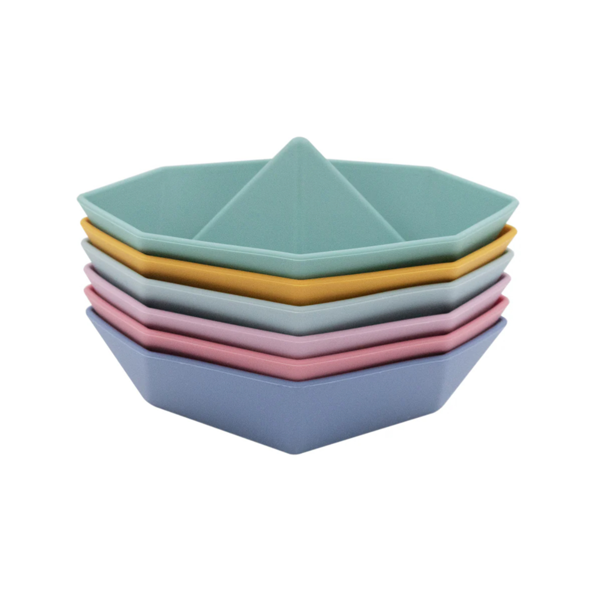 6pk Origami Bath Boats - Multi