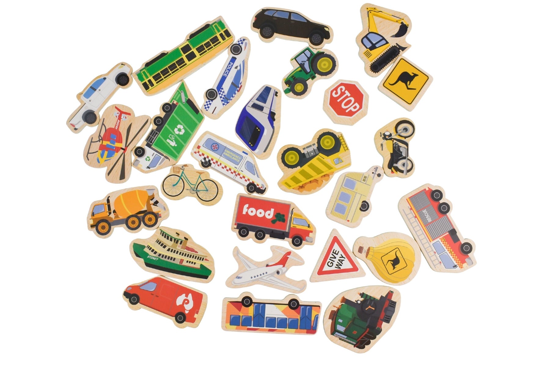 Fridge Friends Magnets - Aussie Vehicles