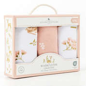 3pk Washcloths - Sophia Garden