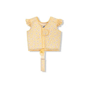 Kids Swimming Vest - Florish Yellow 1-2yrs