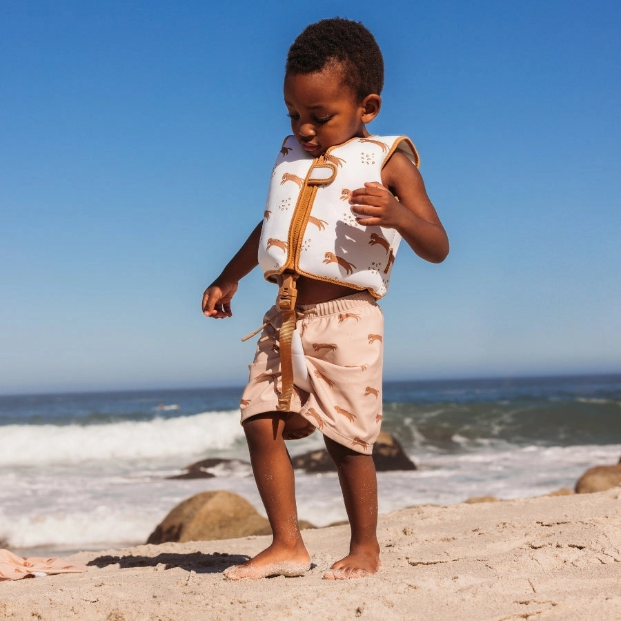 Kids Swimming Vest - Leopard 1-2yrs