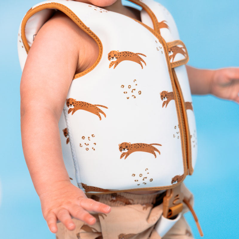 Kids Swimming Vest - Leopard 1-2yrs