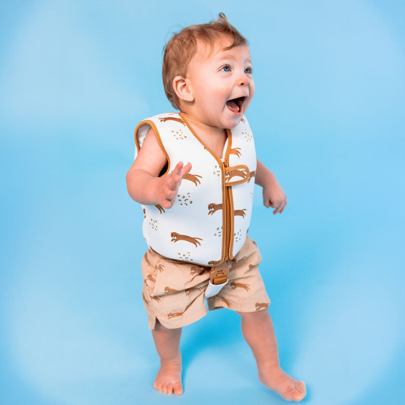 Kids Swimming Vest - Leopard 1-2yrs