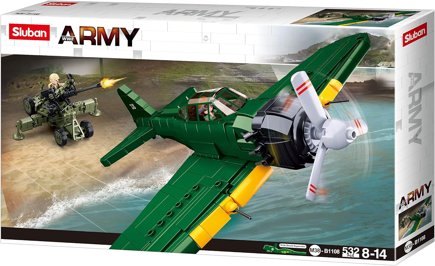 B1108- WW2 A6M ZERO - 552 PCS C12