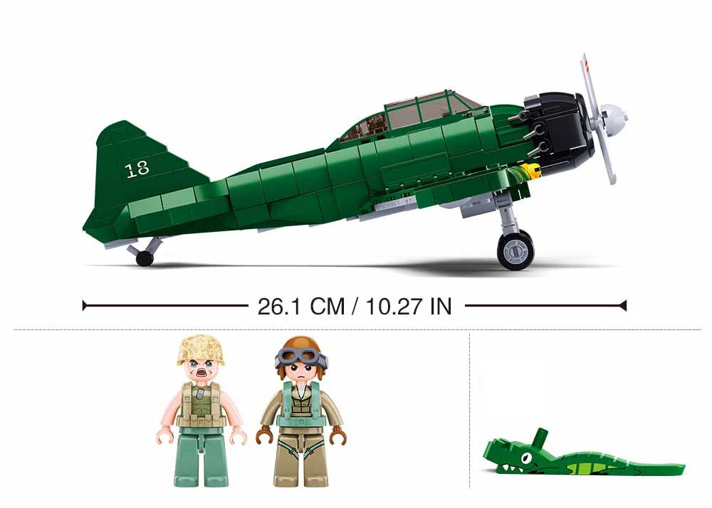 B1108- WW2 A6M ZERO - 552 PCS C12