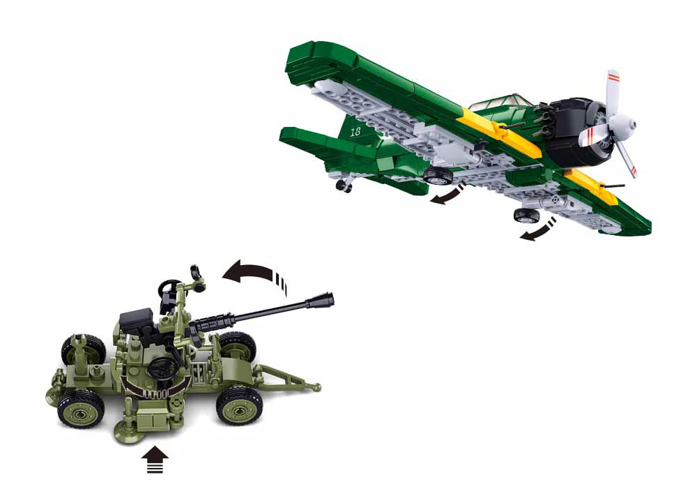 B1108- WW2 A6M ZERO - 552 PCS C12