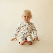 Daisy Mae Organic Zipsuit with Feet