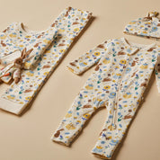 Daisy Mae Organic Zipsuit with Feet