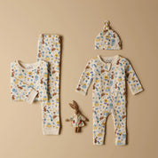 Daisy Mae Organic Zipsuit with Feet