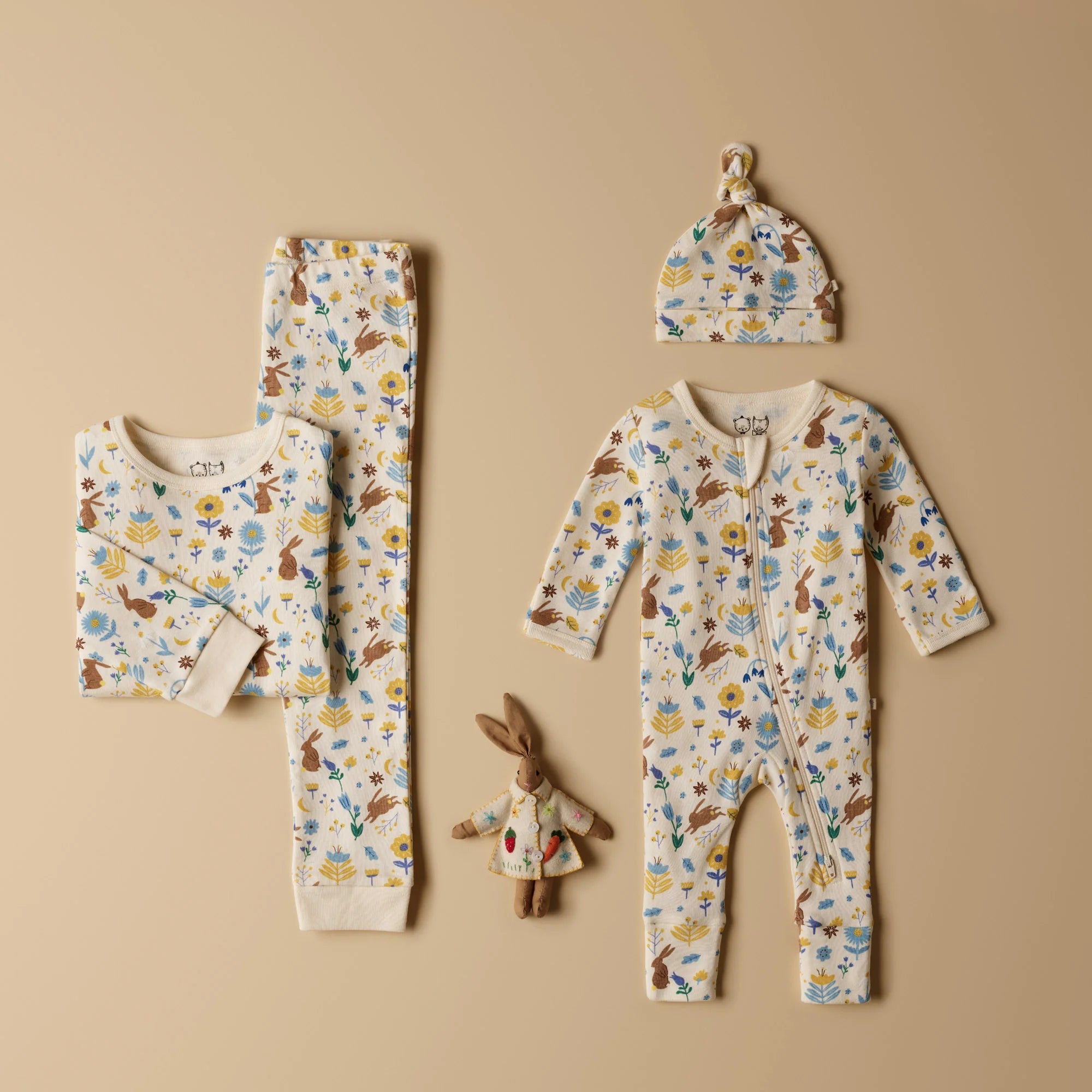 Daisy Mae Organic Zipsuit with Feet