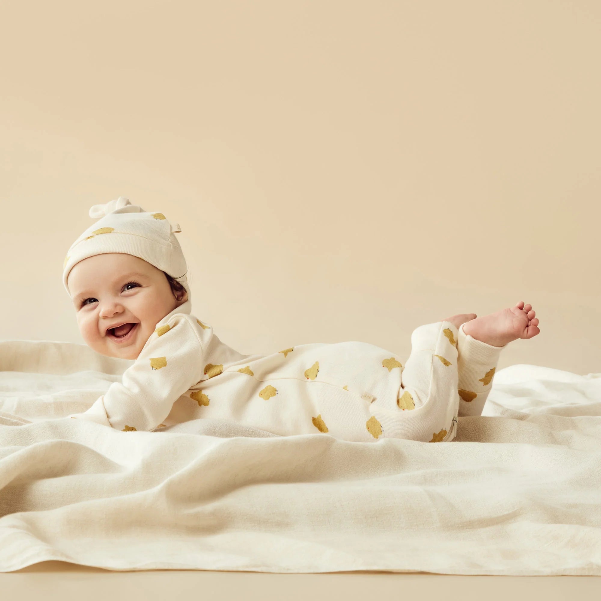 Little Chick Organic Knot Hat