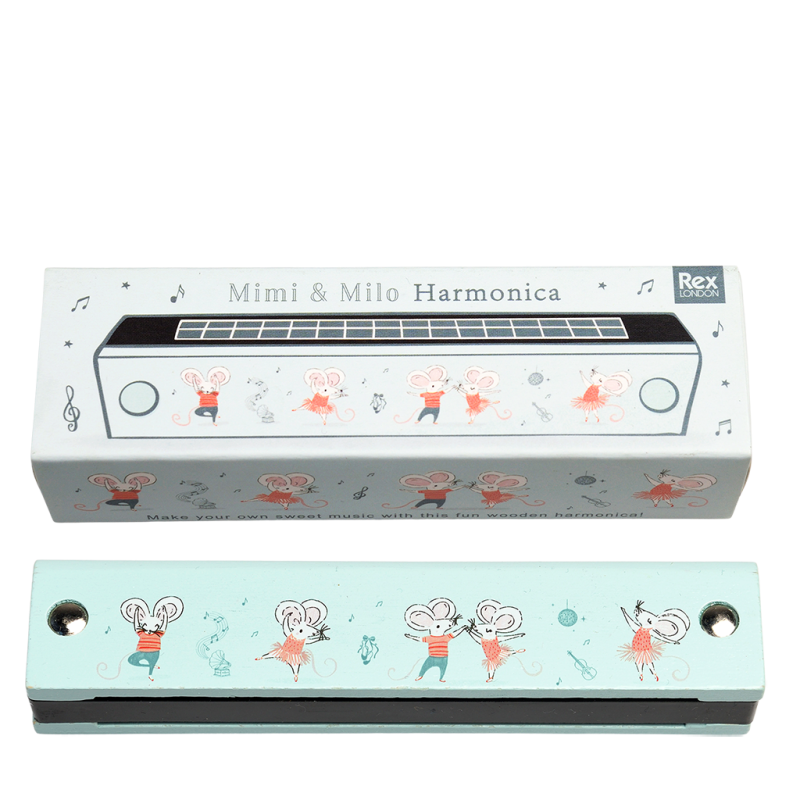 Wooden Harmonica - Mimi & Milo