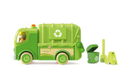 Wooden Recycle Truck with Sound and Light