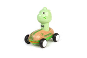 Wooden Press & Go Racer - Dinosaur
