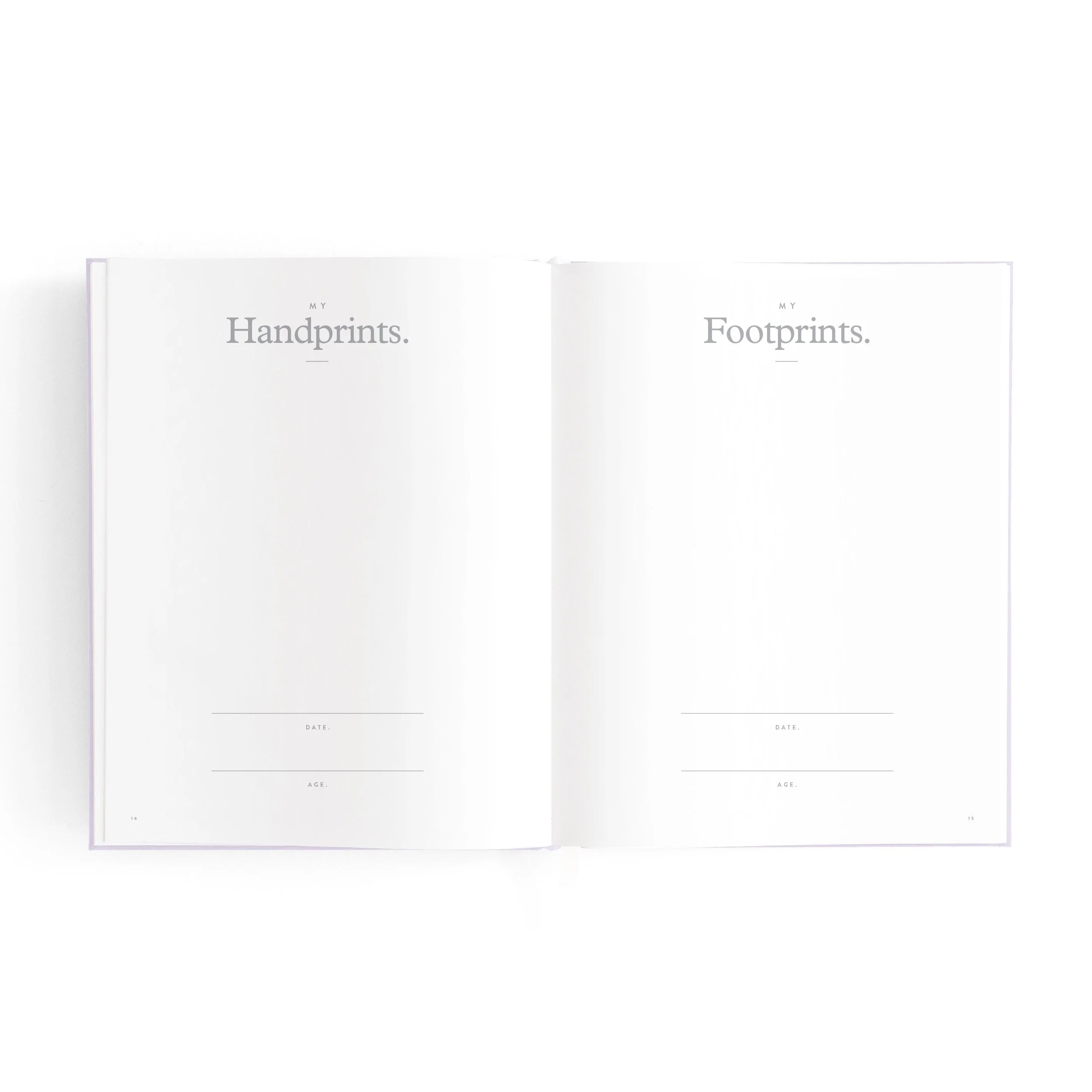Mini baby book