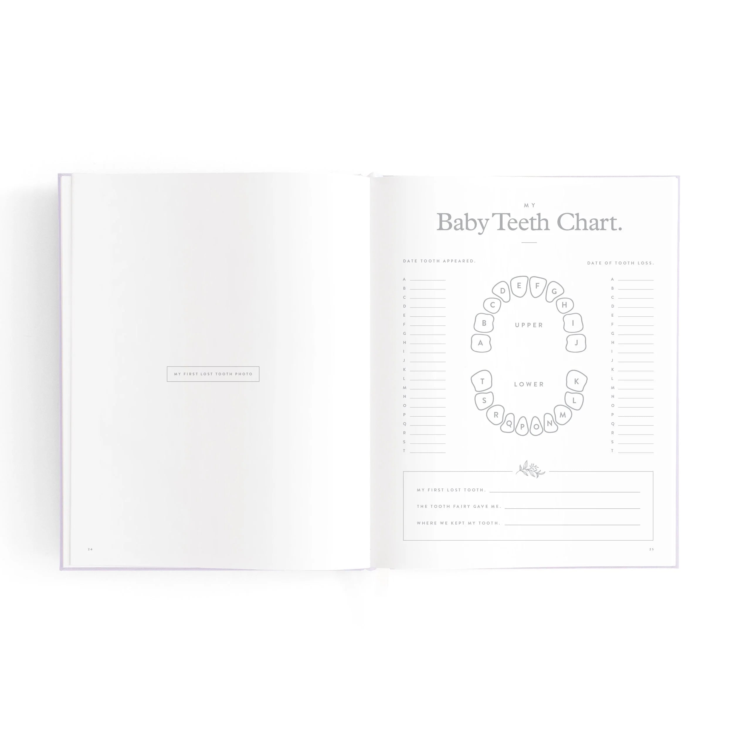 Mini baby book