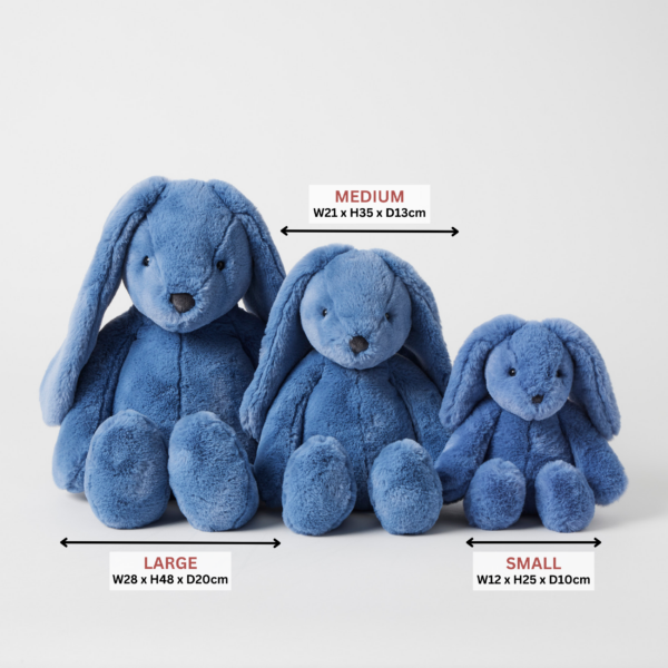 Cobalt Blue Bunny - large