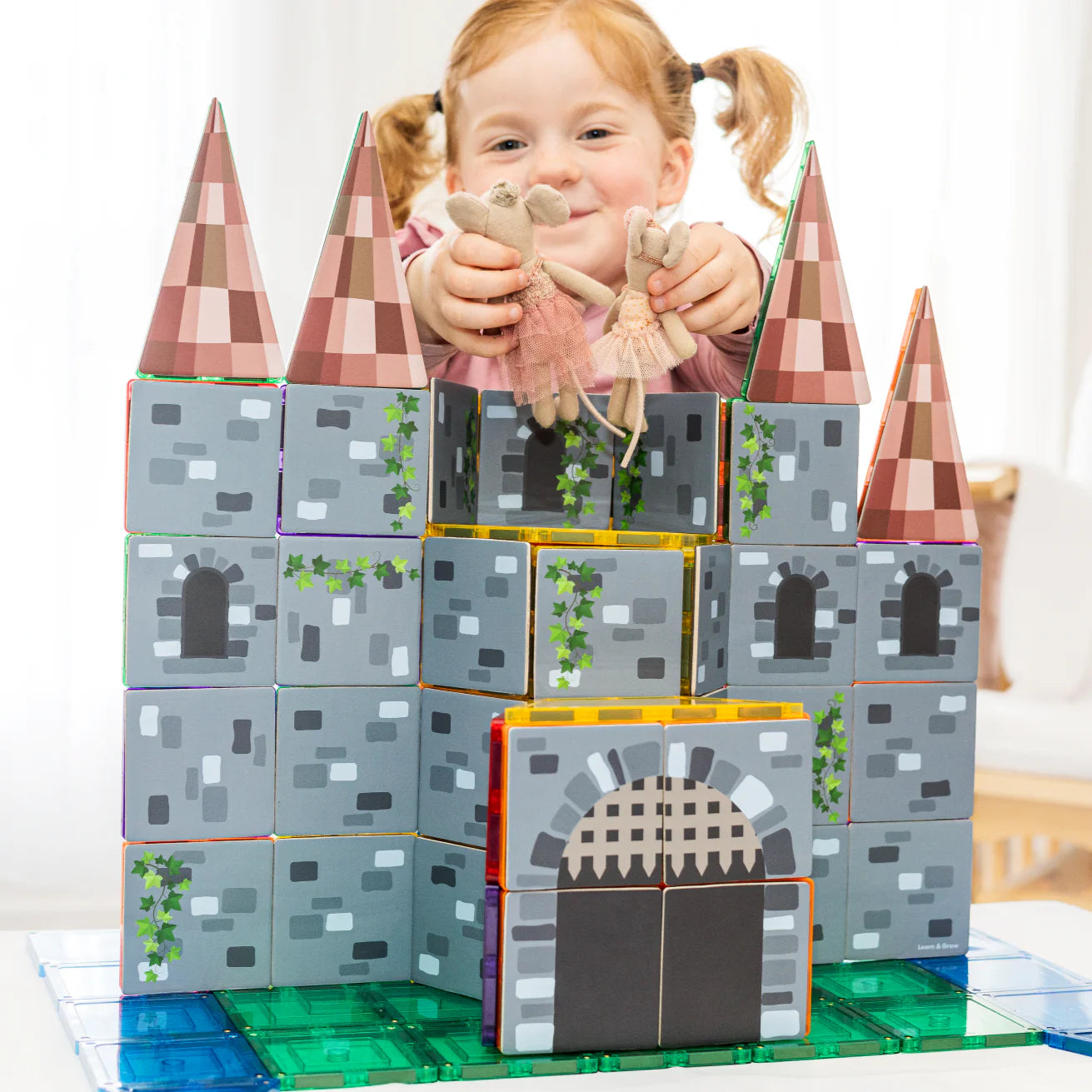 Magnetic Tile Topper - Castle Pack 40pc
