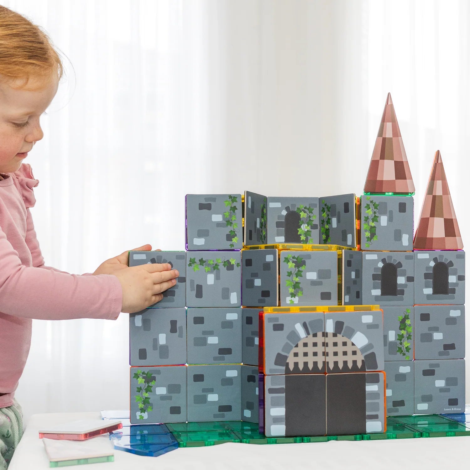 Magnetic Tile Topper - Castle Pack 40pc