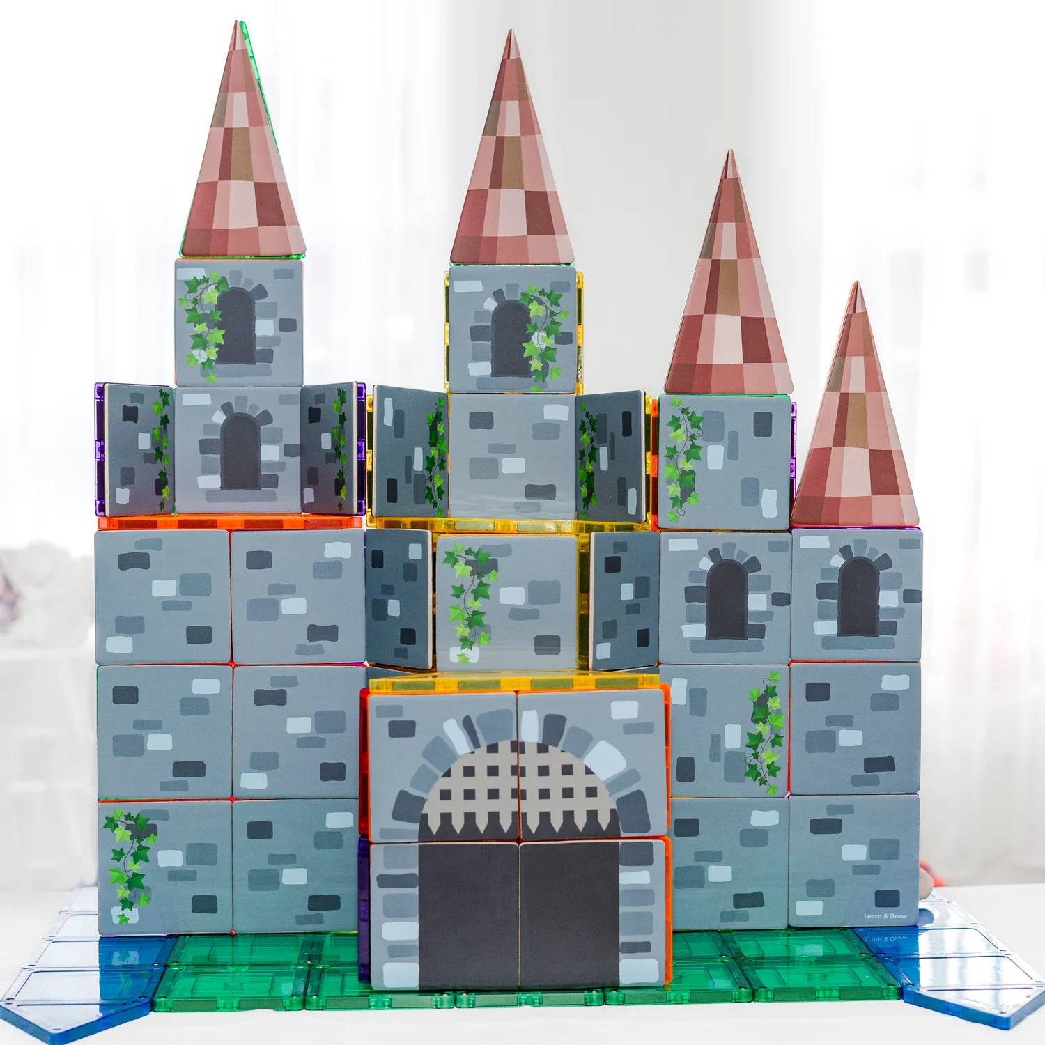 Magnetic Tile Topper - Castle Pack 40pc