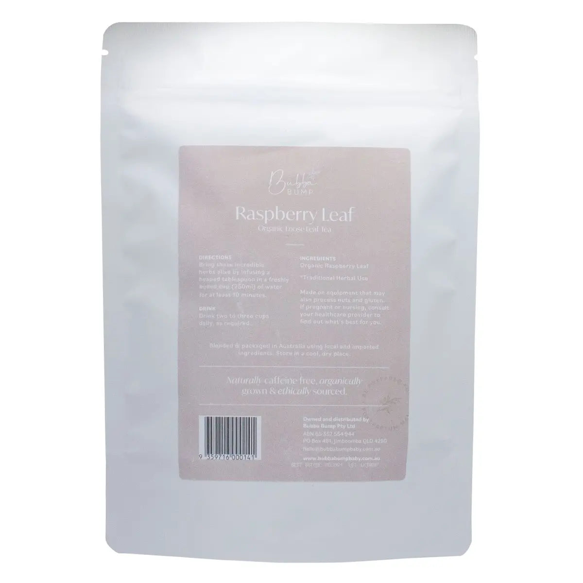 Organic Red Raspberry Leaf Tea