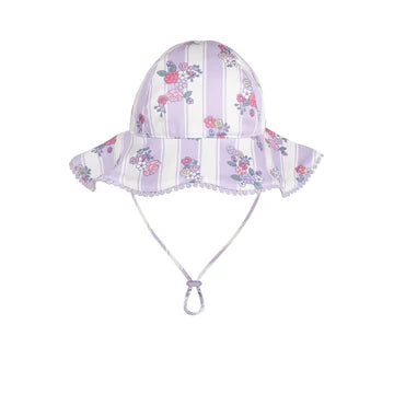 Frilly Sunhat Vintage Bloom