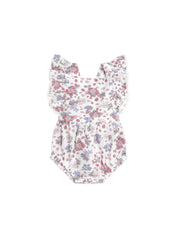 Strawberry Garden Playsuit Cream