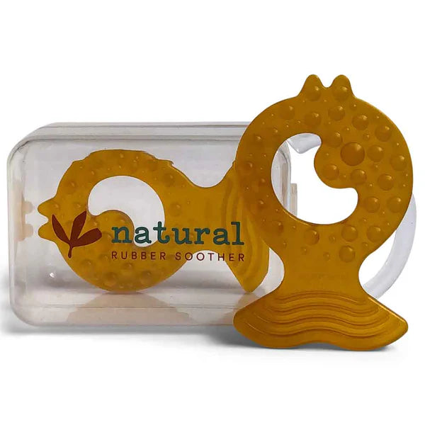Natural Rubber Soother - Fish Teether - Twin Pk