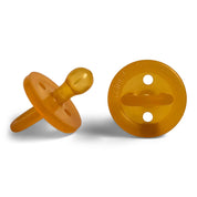 Natural Rubber Soother - Medium - ROUND - Twin Pk