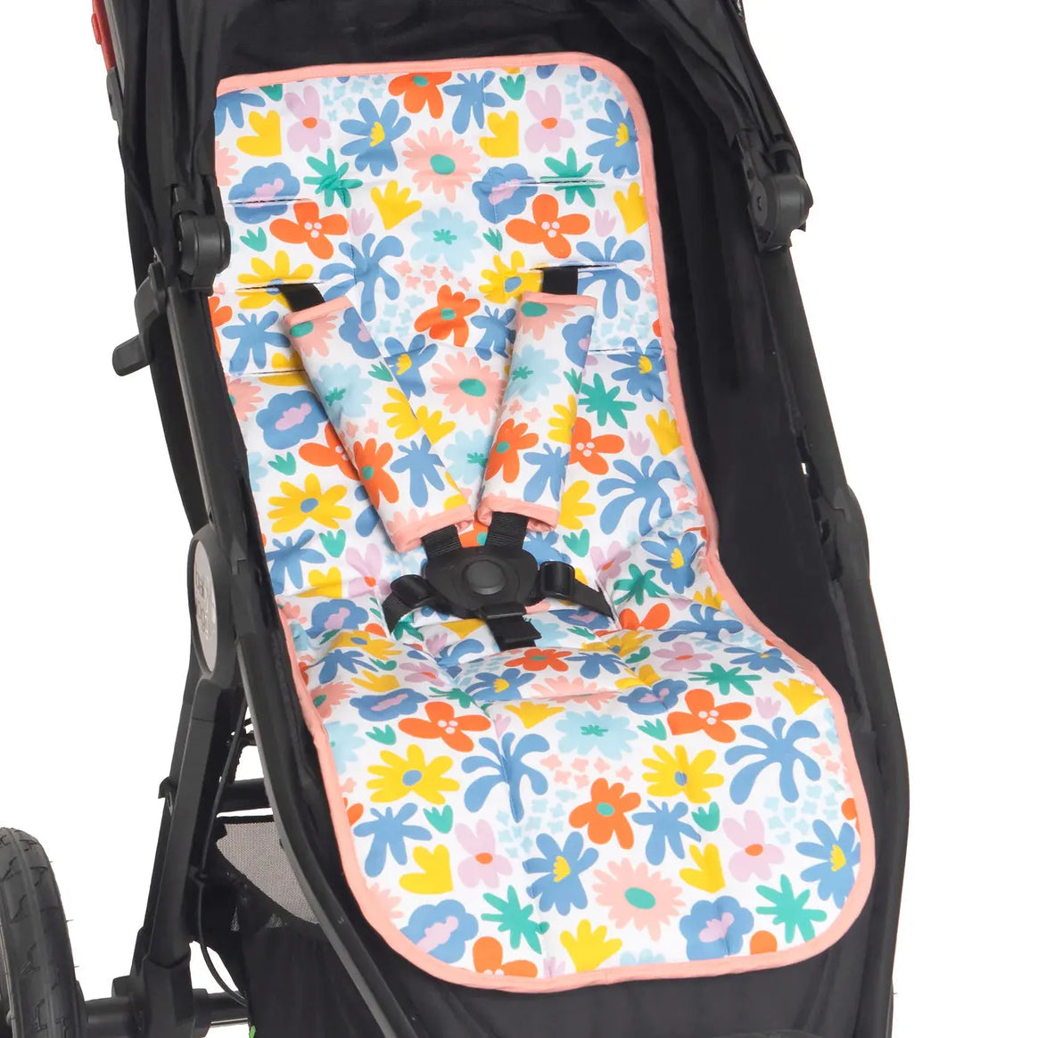 Reversible Pram Liner - Bright Floral