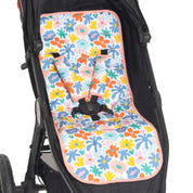 Reversible Pram Liner - Bright Floral