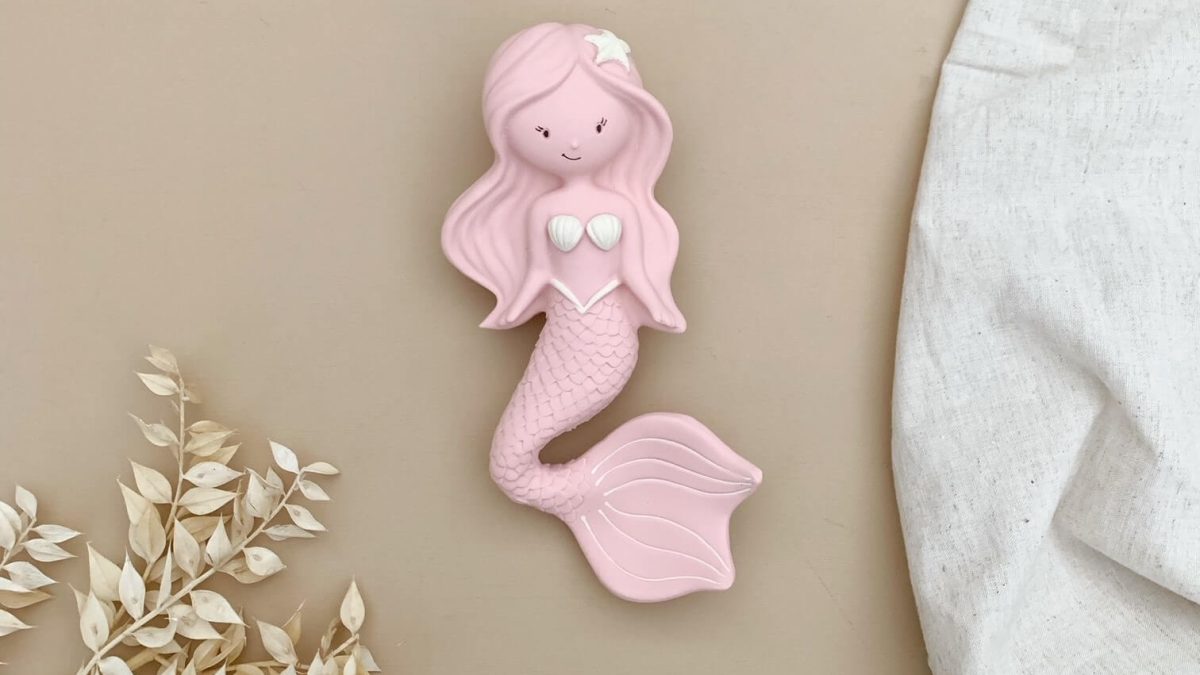 Maive the Mermaid Natural Rubber Teether